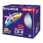 FUJIFILM - 20 x CD-R - 700 MB ( 80min ) 52x - slim jewel case - storage media