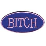 Embroidered Iron On Patch EP396 - Bitch
