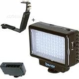 Bescor LED-70 Dimmable 70W Video and DSLR Light - Bundle - with Bescor VB-50 Universal Shoe Mount Light Bracket