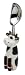 Farm Cow Dairy Kitchen Ice Cream Scoop Stainless Spoon