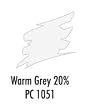 PC1051 WARM GREY 20 COLORED Prismacolor Pencil (1-Each)
