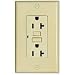 Tools & Hardware : GFCI Duplex Outlet, Ivory