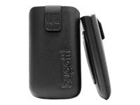 Bugatti SlimCase Leder Black Size S (63 x 113 mm)
