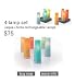 Candela Rechargeable Lamps - Blue/yellow