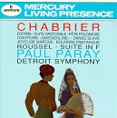 Chabrier: Espa&ntilde;a, rhapsody; Bourr&eacute;e fantasque