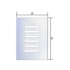 CRL 6" x 8" Clear Acrylic Mirror Grille