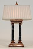 Marble Twin Column Accent Table Lamp