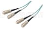 50/125, 10 Gig Multimode Fiber Cable, Dual SC / Dual SC, 5.0m