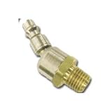 21MViYLWaPL. SL160  Acme Automotive  Ball Swivel Air Hose Plug   1/4 x 1/4 Male threads   Industrial M style