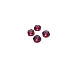 4MM ALUM LOCK NUT (4) by Racers Edge