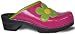Sanita Women's Whimsy Open Back Wooden Clogs Shoes - Retro Collection