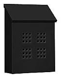 Traditional Mailbox - Decorative - Vertical Style - Black