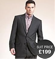 Big & Tall Collezione Wool Rich 2 Button Jacket