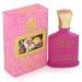 SPRING FLOWER by Creed Brown Leather Refillable Atomizer with Gold Plated Trim 1.7 oz for Women