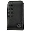 Samsung Eternity A867 Black Leather Italian Bergamo Case - Retail Packaging