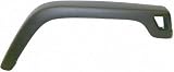 97-05 JEEP WRANGLER FRONT WHEEL OPENING MOLDING RH (PASSENGER SIDE) SUV, Code K30, Black (1997 97 1998 98 1999 99 2000 00 2001 01 2002 02 2003 03 2004 04 2005 05) J221305 55254918