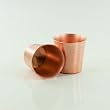 2 Small Solid Copper Moscow Mule Shot Glasses, New