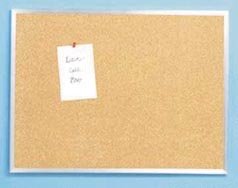 Childrens Toyshop  Office Products : UNV43614 - Cork Bulletin Board with 1/2 Satin Finish Aluminum Frame