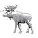 Moose Lapel Pin