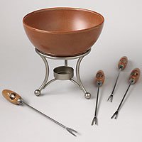 Pfaltzgraff Plymouth Harvest Fondue Set by Pfaltzgraff