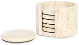 Evco Byzantine 7 Piece Marble Coaster Set