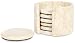 Kitchen & Housewares : Evco Byzantine 7 Piece Marble Coaster Set