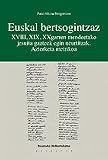 Euskal bertsogintzaz xviii, xix, xxgarren mendeetako jesuita gazteek egin neurtitzak. Azterketa metrikoa