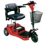 Drive Medical Phantom 3 Wheel Compact Scooter Red - 1 Ea