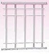 Guardian Angel Window Guard Vertical,3558 In, 5 Bar