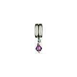 February Birthstone Dangle Oriana Bead - Pandora Bead & Bracelet Compatible
