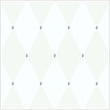 Princess Harlequin Mint & White with Purple Gems Wallpaper in York Disney