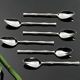 Ricci Argentieri Bamboo Grapefruit Spoon Set Set of 6