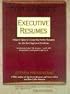 Top Secret Executive Resumes