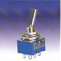 Miniatur-Kippschalter EIN/(EIN) 250V/3A, 6-polig