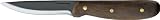 Condor Tool and Knife Sapien 4-Inch Straight Blade, Walnut Handle, Black Leather Sheath