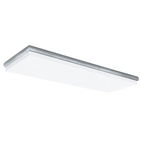 Buy American Fluorescent CN432R8 Decorative Cloud 4-32 Watt T8 Light Fixture, Nickel... by American Fluorescent now!