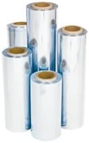 8" Wide Traditional PVC Centerfold Shrink Wrap Film Roll, 2000 Feet Long | 75 Gauge Thick