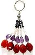 Keychains for Girls Sterling Silver - Gift for Her 4.25 inches