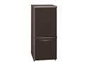 Panasonic 138L 2ドア パーソナルタイプ 冷蔵庫 ブラウン NR-B143W-T