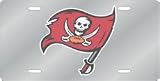 Tampa Bay Buccaneers Laser Cut Silver License Plate