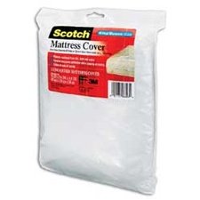 3M Scotch Full Twin Size Mattress Cover: 53in x 84in x 9.5in