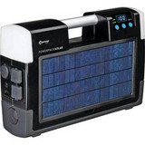 Portable Solar Powerpack Charger with Battery and AC Inverter