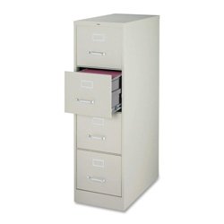 Lorell 4-Drawer Vertical File 15 by 22 by 52 Light GrayB0074H2ULY : image