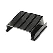 RolodexTM Distinctions Wood/Punch-Metal Phone Stand, 11 5/8w x 11d x 4 7/8h, Black