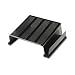 RolodexTM Distinctions Wood/Punch-Metal Phone Stand, 11 5/8w x 11d x 4 7/8h, Black
