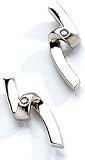 Post Twist Earrings with 2 Diamonds by Hot Diamonds Sterling Silver