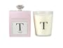 Archipelago Monograms Soy Candle T - Tea Rose & Pear