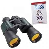 Eddie Bauer Birder's Binocular Set: 10 x 50 Binoculars with A Pocket Field Guide to U.S. State Birds