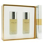 ESCAPE by Calvin Klein for Men SET-EDT SPRAY 3.4 OZ & AFTERSHAVE 3.4 OZ