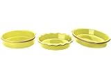 Review Frankoma Pottery  / Frankoma Color Works Yellow Bakerware Set 3-pc.